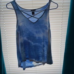 Blue tank top